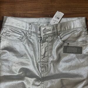 LOFT Silver Metallic Slim Men's Jeans